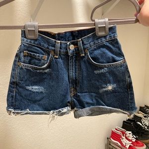 High waisted Lucky Brand jean shorts
